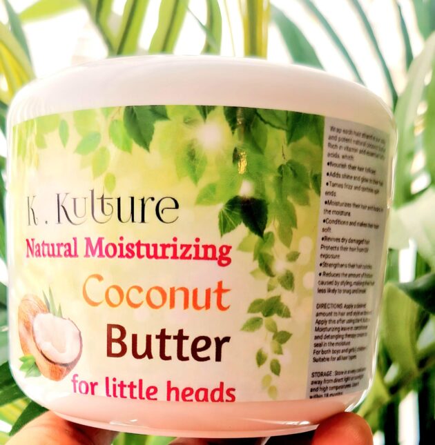 Natural Moisturizing Coconut Butter for Little Heads